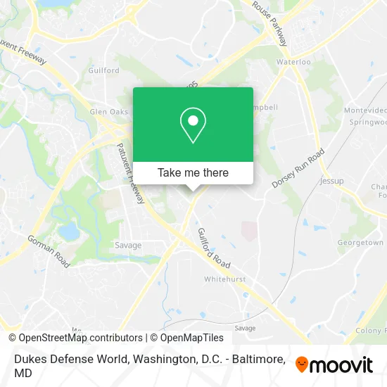 Mapa de Dukes Defense World
