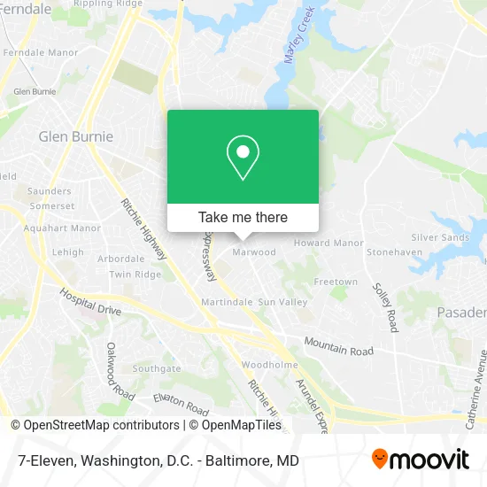 7-Eleven map