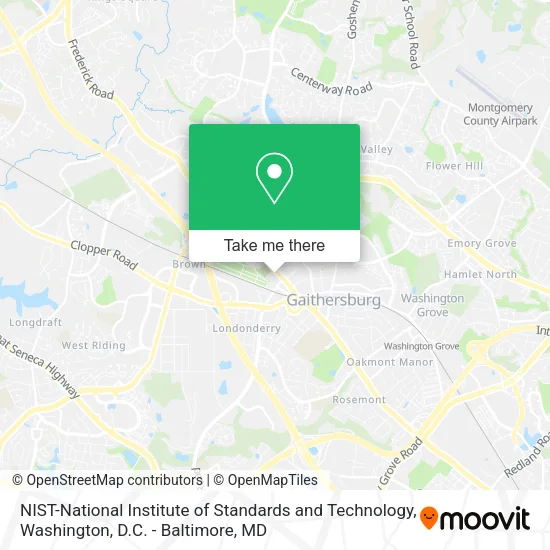 Mapa de NIST-National Institute of Standards and Technology