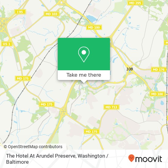 Mapa de The Hotel At Arundel Preserve