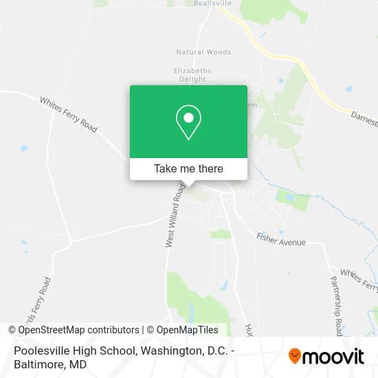 Poolesville High School map