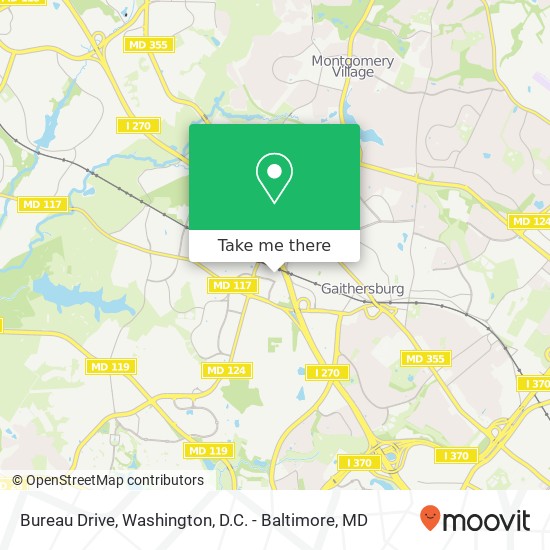 Mapa de Bureau Drive