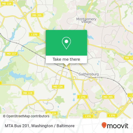 Mapa de MTA Bus 201