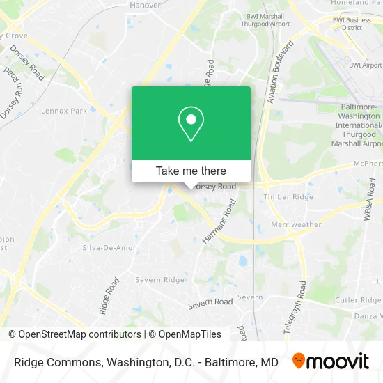 Ridge Commons map