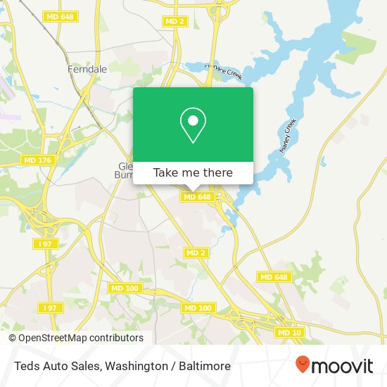 Teds Auto Sales map