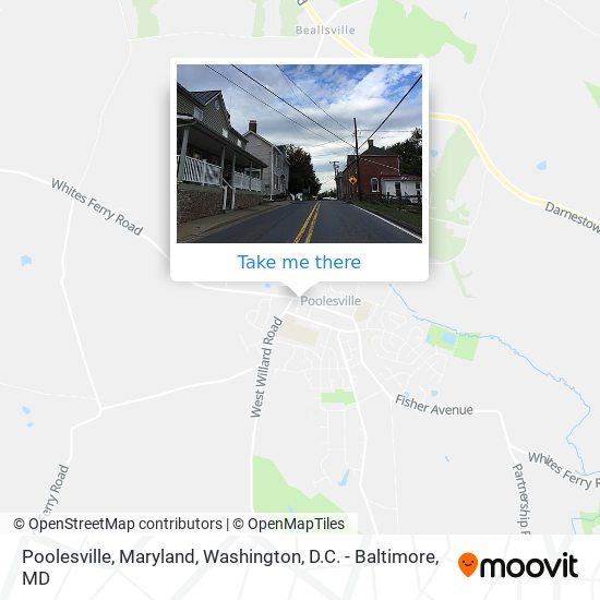 Mapa de Poolesville, Maryland