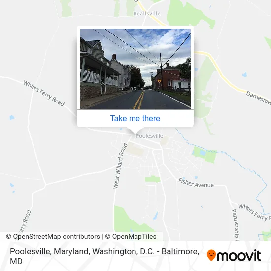 Poolesville, Maryland map