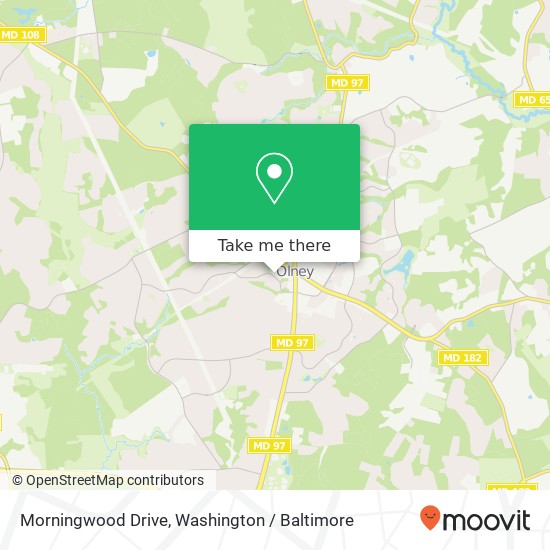 Morningwood Drive map