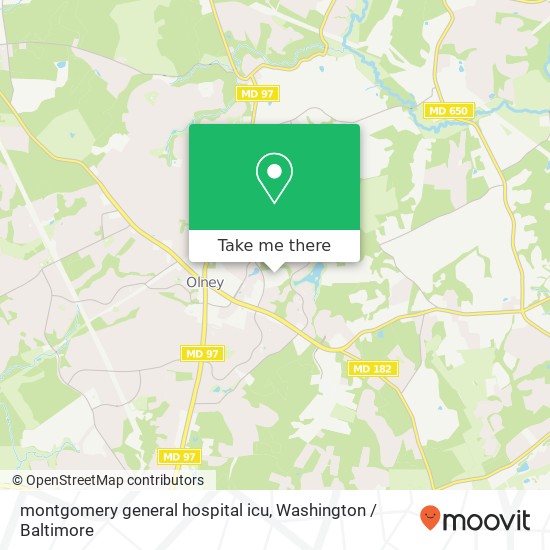 Mapa de montgomery general hospital icu