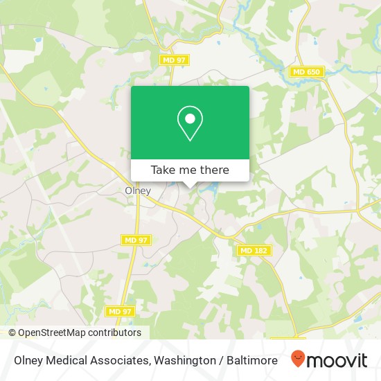 Mapa de Olney Medical Associates