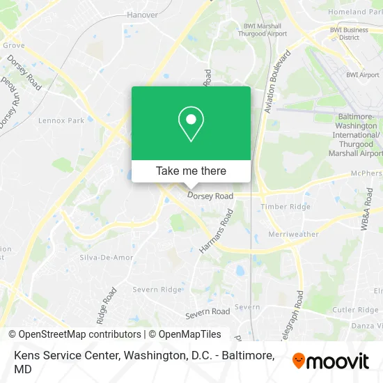 Kens Service Center map