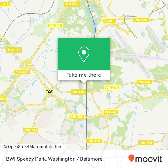 BWI Speedy Park map