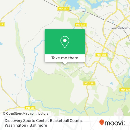 Mapa de Discovery Sports Center: Basketball Courts