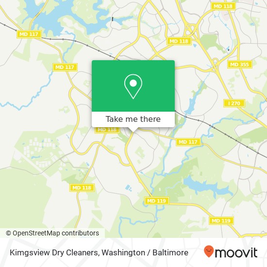 Kimgsview Dry Cleaners map