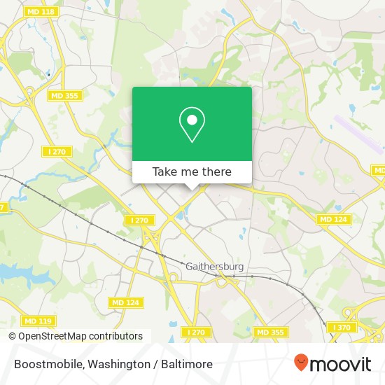 Mapa de Boostmobile