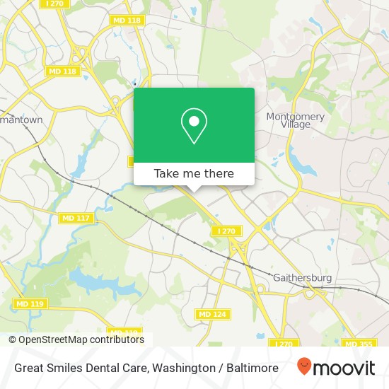 Great Smiles Dental Care map