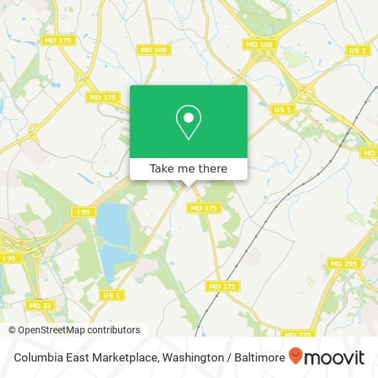 Columbia East Marketplace map