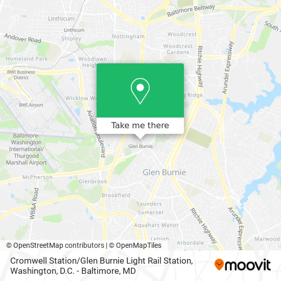 Cromwell Light Rail Station Address How To Get To Cromwell Station / Glen Burnie Light Rail Station In Ferndale  By Bus, Light Rail Or Train?