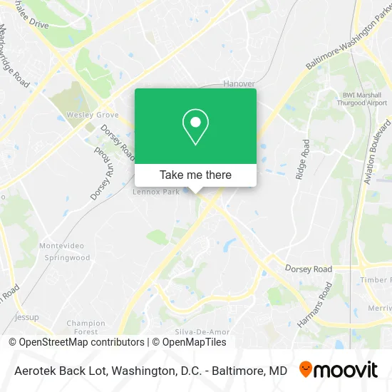 Aerotek Back Lot map