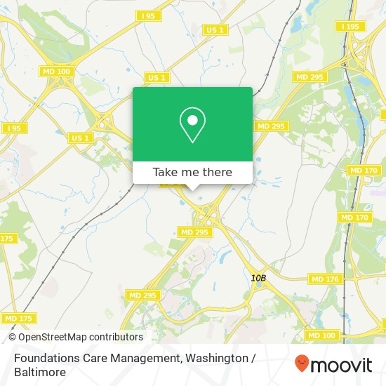 Mapa de Foundations Care Management
