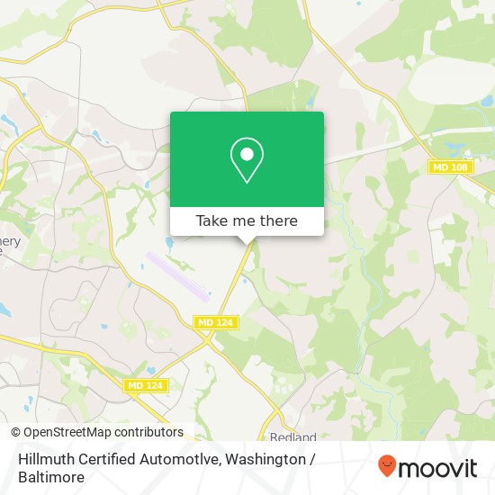 Mapa de Hillmuth Certified Automotlve