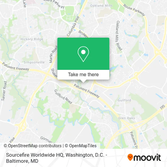 Sourcefire Worldwide HQ map