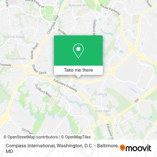 Compass International map