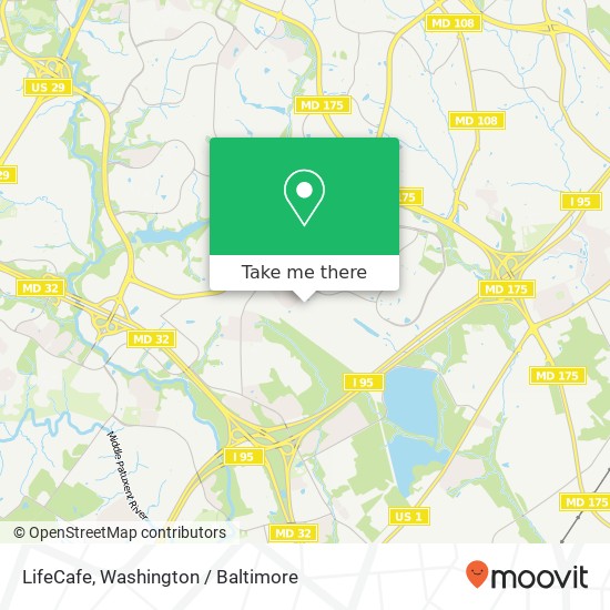 LifeCafe map