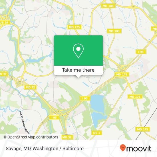 Mapa de Savage, MD