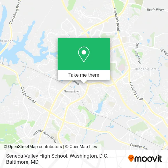 Seneca Valley High School map