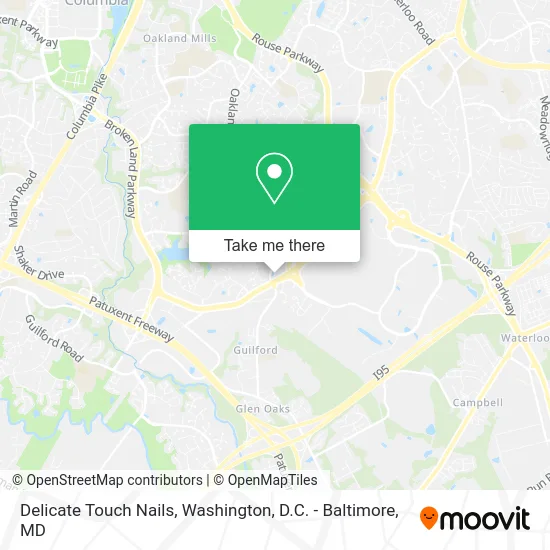 Delicate Touch Nails map