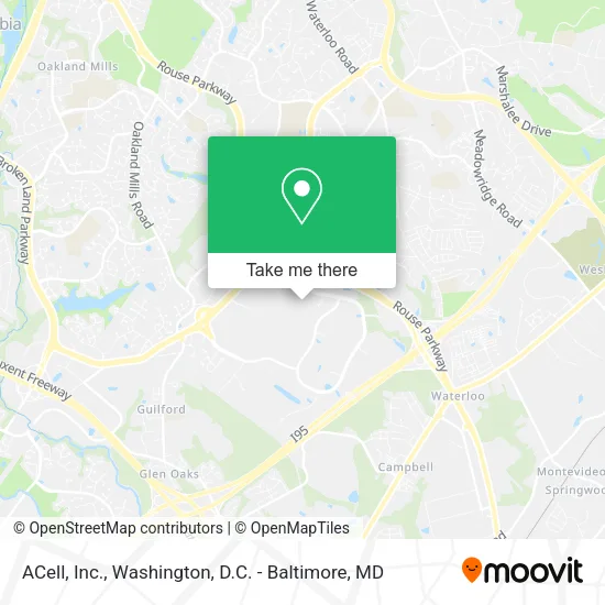 Mapa de ACell, Inc.