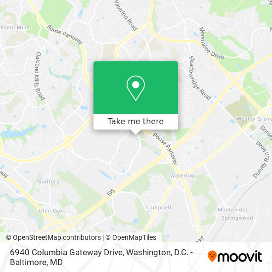 6940 Columbia Gateway Drive map