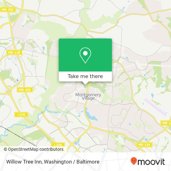 Mapa de Willow Tree Inn