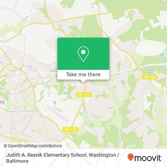 Mapa de Judith A. Resnik Elementary School