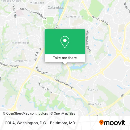 COLA map
