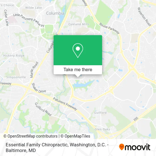 Mapa de Essential Family Chiropractic