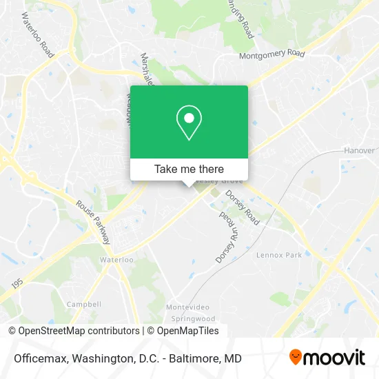 Officemax map