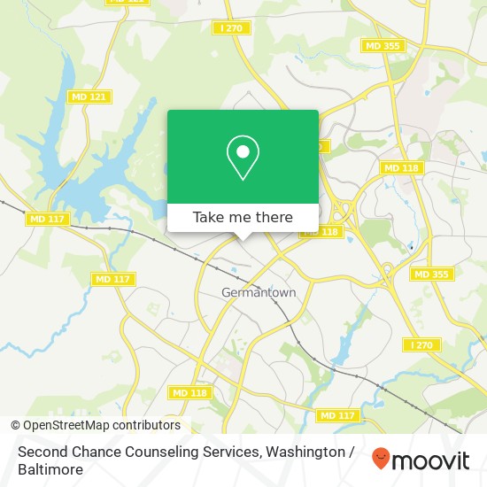 Second Chance Counseling Services map
