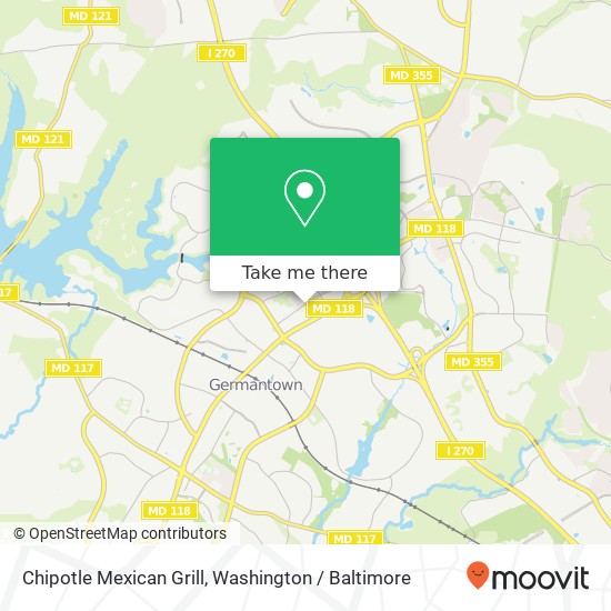 Mapa de Chipotle Mexican Grill