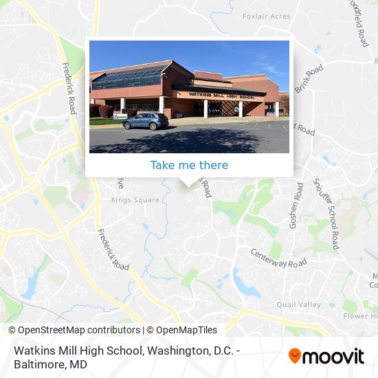 Mapa de Watkins Mill High School
