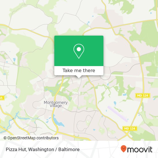 Pizza Hut map