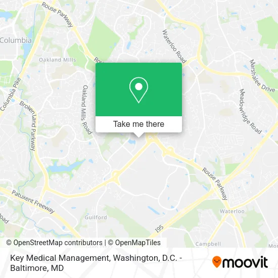 Mapa de Key Medical Management