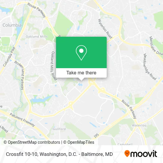 Crossfit 10-10 map