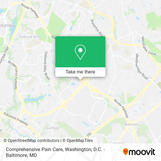 Comprehensive Pain Care map