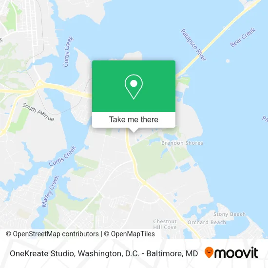 OneKreate Studio map