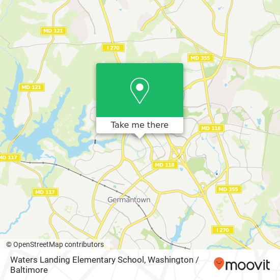 Waters Landing Elementary School map