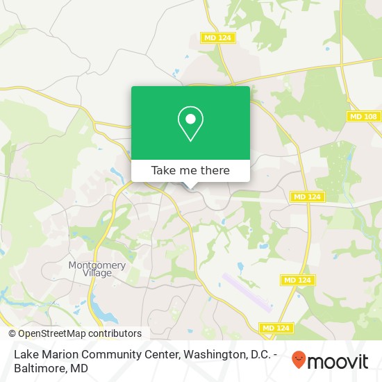 Mapa de Lake Marion Community Center