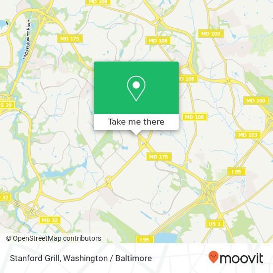 Stanford Grill map