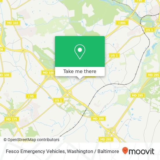 Fesco Emergency Vehicles map